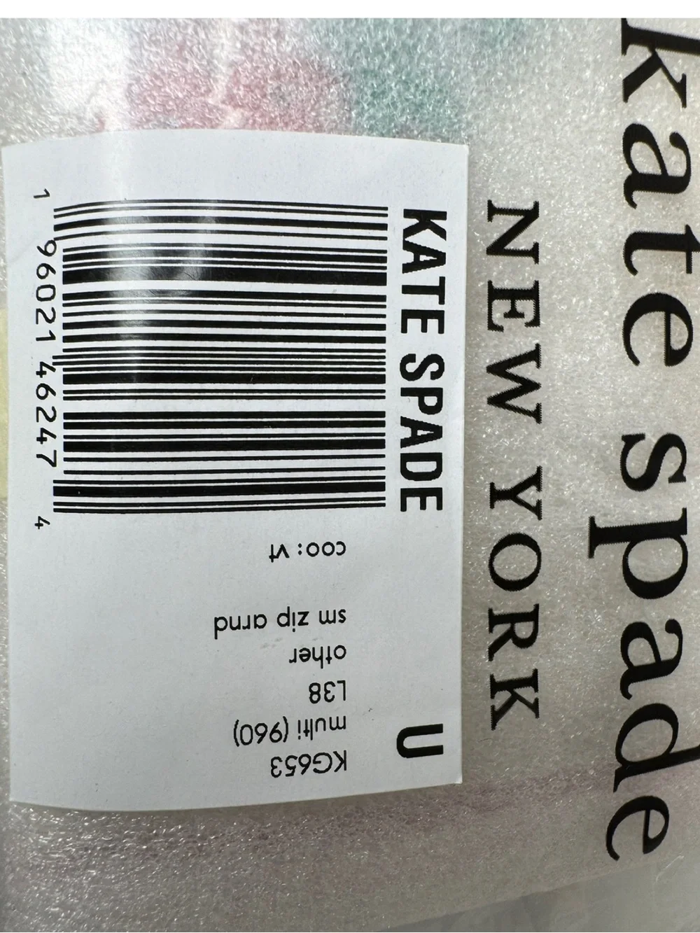 kate spade nwt smoke